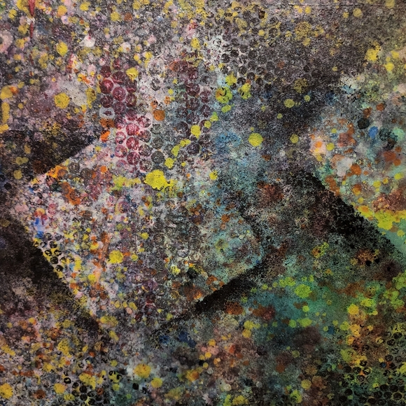 HANDCRAFTED Painting Abstract Artwork HANDPAINTED HANDMADE Wall Art Decor - Picture 10 of 16